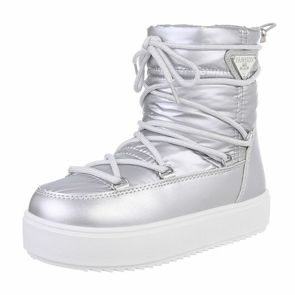 Kinder Stiefeletten - silver Gr. 31
