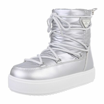 Kinder Stiefeletten - silver Gr. 33