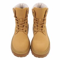 Damen Schnürstiefeletten - camel