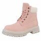 Damen Schnürstiefeletten - pink Gr. 39