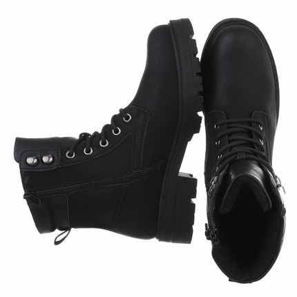 Damen Schnrstiefeletten - black