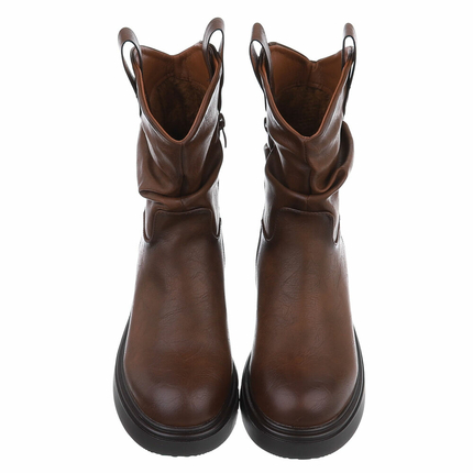 Damen Klassische Stiefeletten - camel