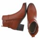 Damen High-Heel Stiefeletten - camel