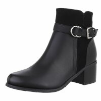 Damen High-Heel Stiefeletten - black