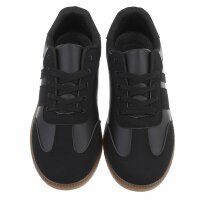 Damen Low-Sneakers - allblack