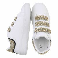 Damen Low-Sneakers - gold