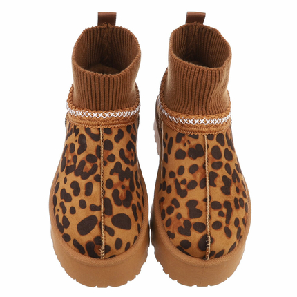 Damen Winterstiefeletten - leoparg