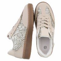 Damen Low-Sneakers - beige