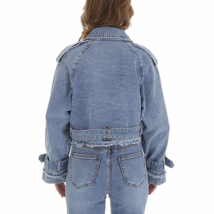 Damen Jeansjacke von Laulia - blue