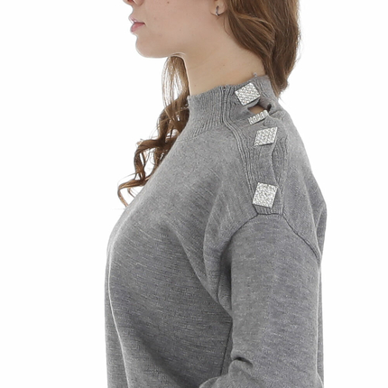 Damen Strickpullover von Emma & Ashley - grey