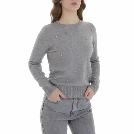 Damen Strickpullover von Emma & Ashley - grey