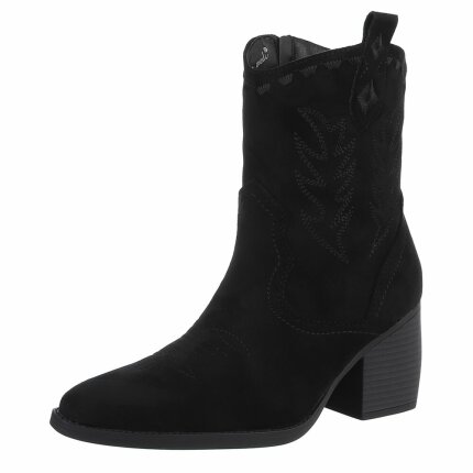 Damen Western- & Bikerboots - black Gr. 37