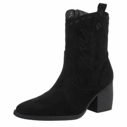Damen Western- & Bikerboots - black Gr. 40