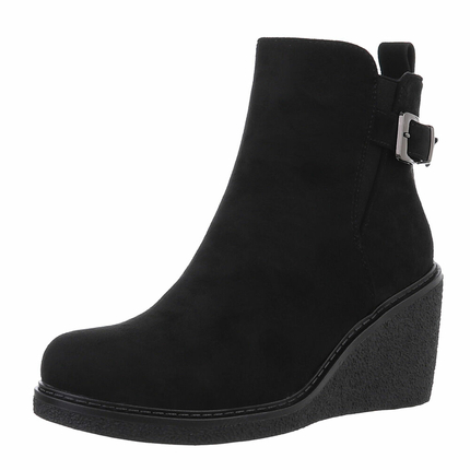 Damen Keilstiefeletten - black Gr. 38