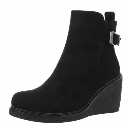 Damen Keilstiefeletten - black Gr. 39