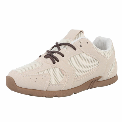 Damen Low-Sneakers - beige