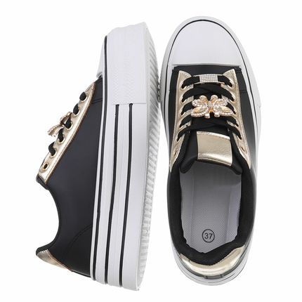 Damen Low-Sneakers - black