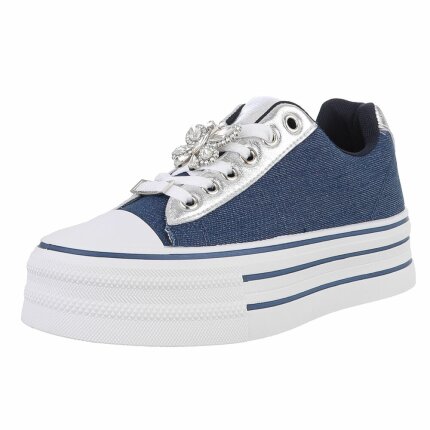 Damen Low-Sneakers - blue Gr. 38