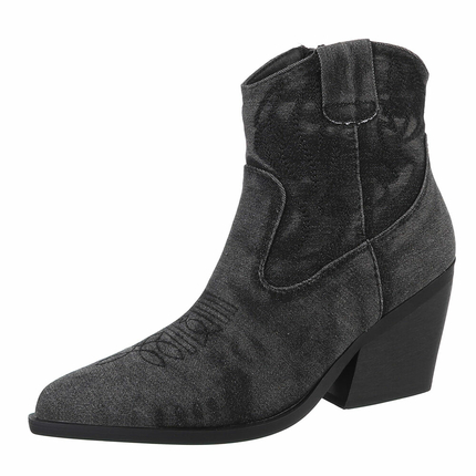 Damen Western- & Bikerboots - black Gr. 36