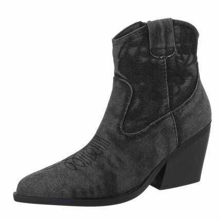 Damen Western- & Bikerboots - black Gr. 39