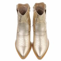 Damen Western- & Bikerboots - gold