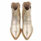 Damen Western- & Bikerboots - gold