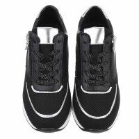 Damen Keilabsatz-Sneakers - black