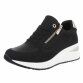 Damen Keilabsatz-Sneakers - black - 12 Paar