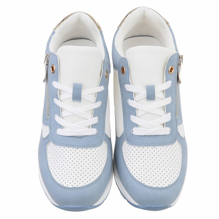 Damen Keilabsatz-Sneakers - blue