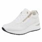 Damen Keilabsatz-Sneakers - white Gr. 40