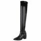 Damen Overknee-Stiefel - black