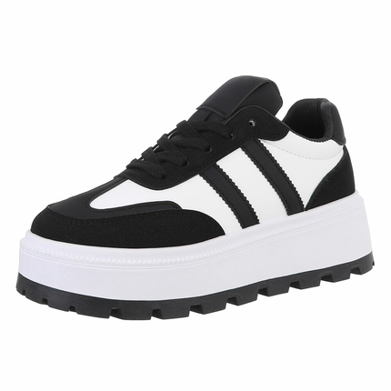 Damen Low-Sneakers - black
