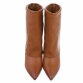 Damen High-Heel Stiefeletten - camel