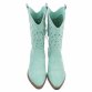 Damen Western- & Bikerboots - turquoise