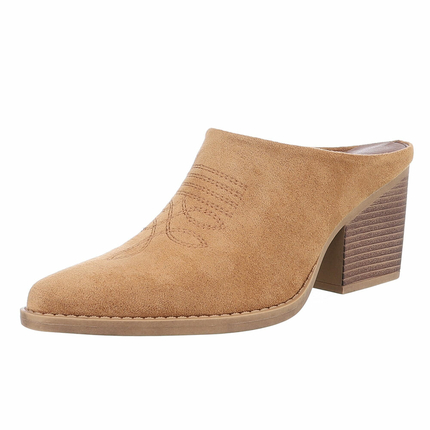 Damen Western- & Bikerboots - camel Gr. 41