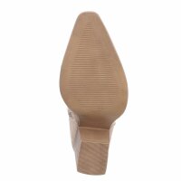 Damen Western- & Bikerboots - beigesuede