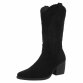 Damen Western- & Bikerboots - blacksuede - 12 Paar