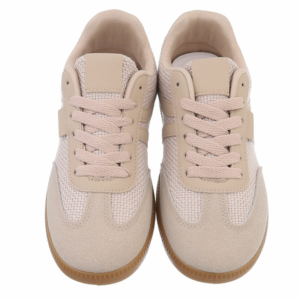 Damen Low-Sneakers - apricot