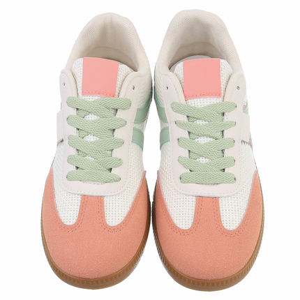 Damen Low-Sneakers - orange
