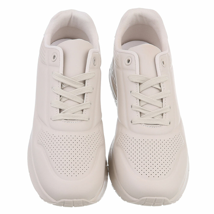 Damen Low-Sneakers - beige