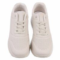 Damen Low-Sneakers - beige