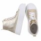 Damen High-Sneakers - gold