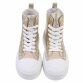Damen High-Sneakers - gold