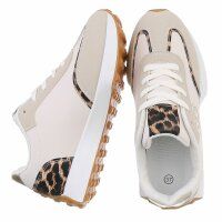 Damen Low-Sneakers - beige