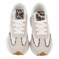 Damen Low-Sneakers - beige