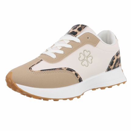 Damen Low-Sneakers - khaki Gr. 37