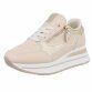 Damen Keilabsatz-Sneakers - beige Gr. 40