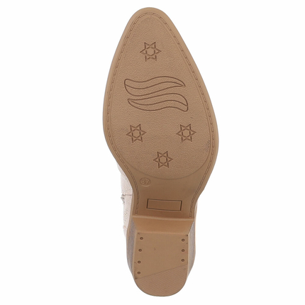 Damen Western- & Bikerboots - khakisuede