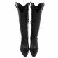 Damen Western- & Bikerboots - blackpu