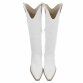 Damen Western- & Bikerboots - whitepu